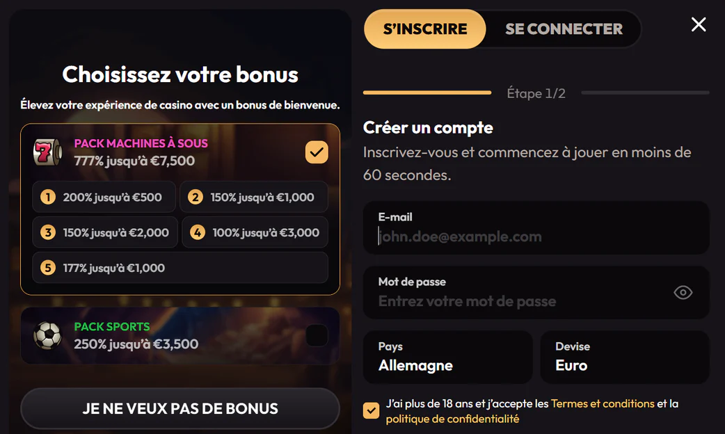 Madcasino — seo-text:registration